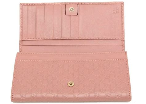 gucci continental bifold wallet microguccissima soft pink|GG continental wallet in light beige leather .